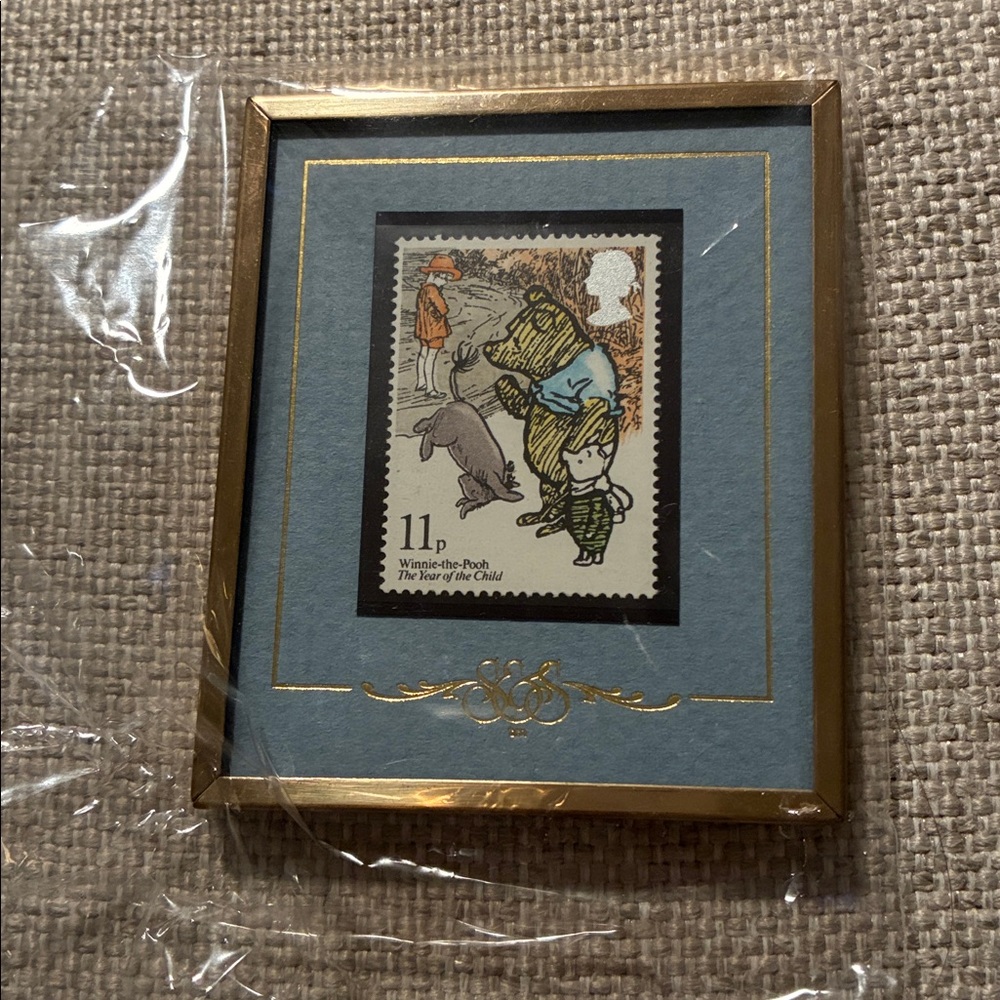 Disney Gold and Blue Framed Art